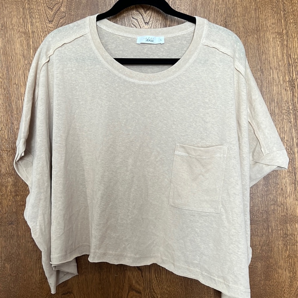 Large Crop Top Tee
